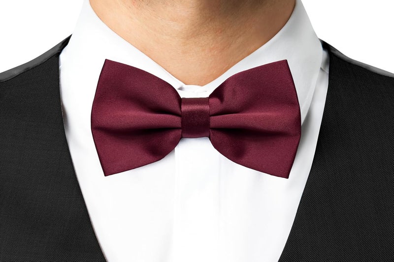 DIBI Adjustable Classic Pretied Bow Tie for Men, Women, and Boys - Men's Bowtie for Wedding, Costume Party and Formal Events - Image 4